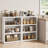 Adjustable Wooden Standard 3-Tier Bookcase-74708109-74708111