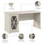 Bureau à pédale simple 60W Orelie