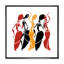 Beautiful Dancers African American Silhouettes - Impression sur toile-59778556-59537228
