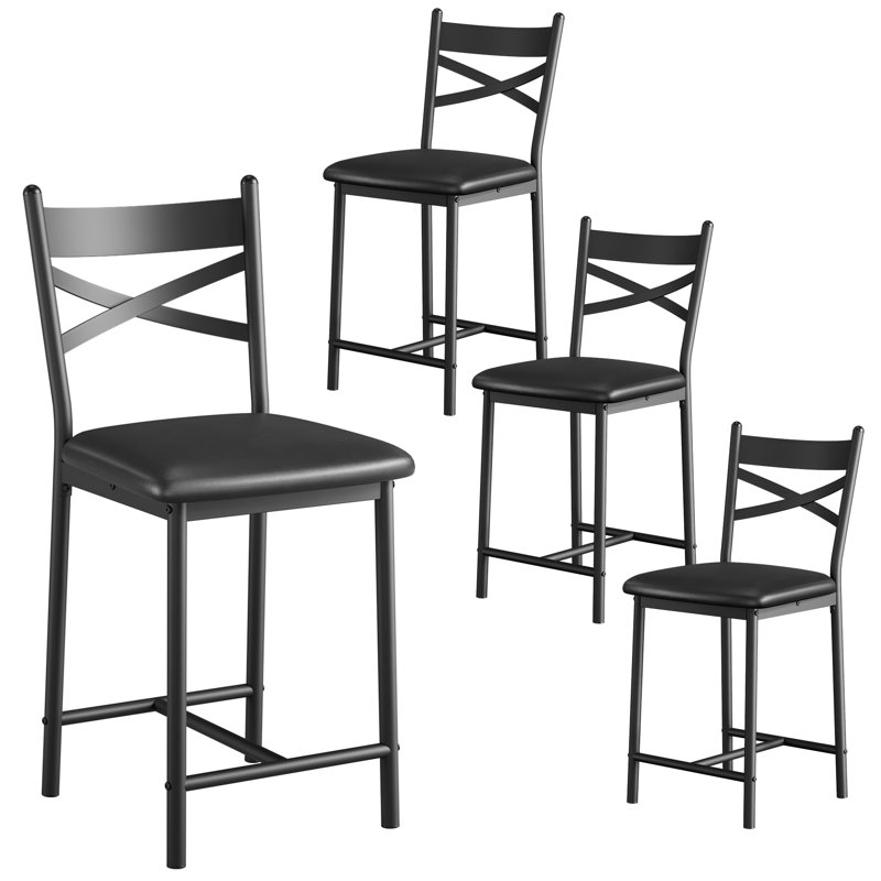Metal Bar Cart, Black, 66.04cm