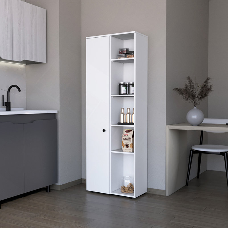 Multistorage Kitchen Pantry Lane, Cuisine, Blanc