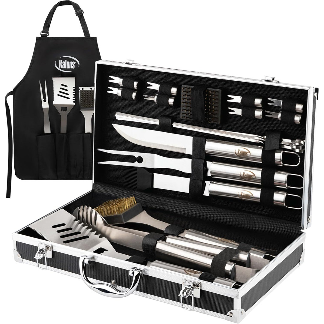 Stainless Steel Non-Stick Dishwasher Safe Grilling Tool Set KALUNS