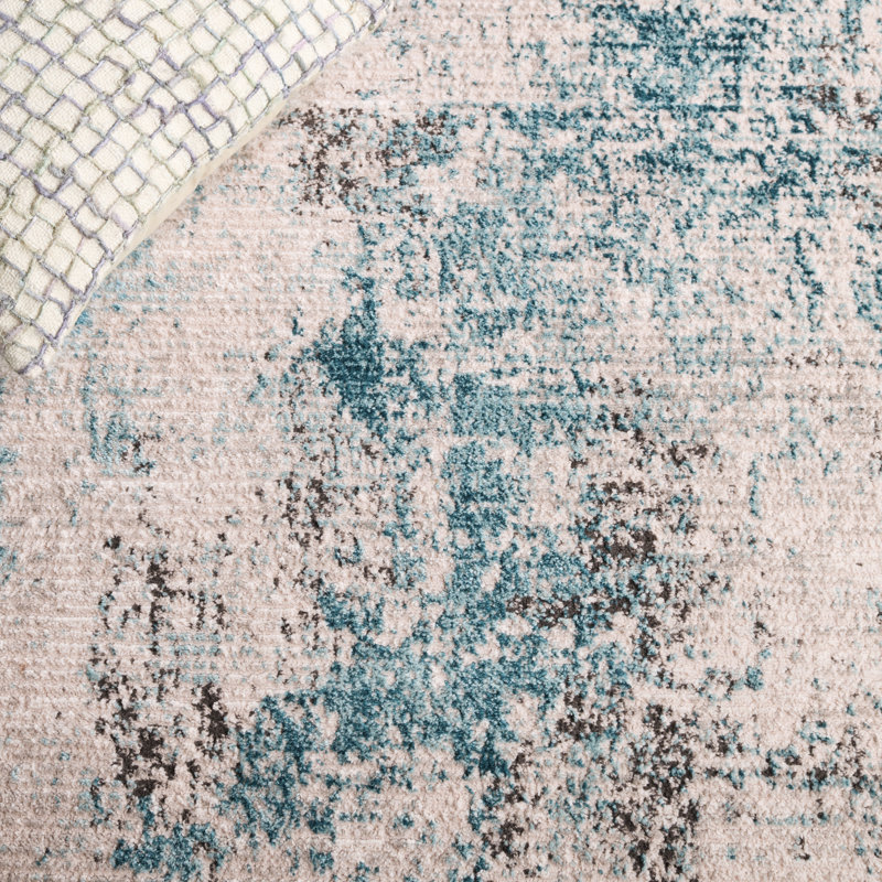 Shivan Performance Abstract Rug, Rectangle 9' x 12'