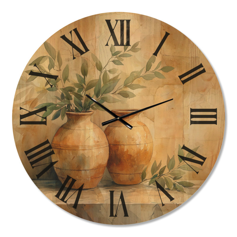 Très grande horloge murale Boho, Oversized