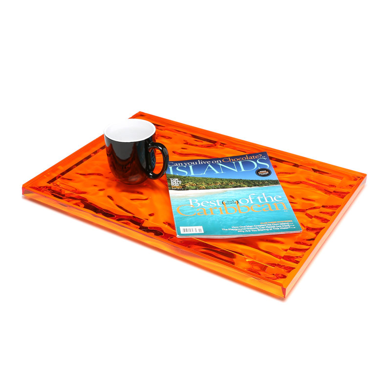 Dune Rectangle Decorative Tray, 18.11" x 12.6"