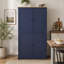 Armoire de cuisine autoportante dotée de nombreuses solutions de rangement organisées-447565304