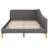 Upholstered Daybed With Headboard And Armrest-1483210685