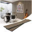Panneaux muraux en bois acoustique, paquet de 2 panneaux muraux insonorisés 94,5 "x 12,6", panneaux de lattes en bois pour décoration murale intérieure (noyer)