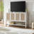 Pomodoro Boho Rattan Sideboard With 4-Door And 1- Open Shelf,  Versatile Storage Cabinet-1253517824