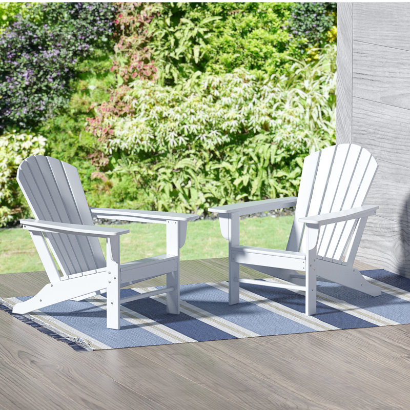 Chaise Adirondack en plastique Altura, Blanc