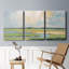 Pastel Horizon II - Toile tendue avec châssis de qualité supérieure - Prêt à accrocher-578259009