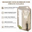 Miroir de salle de bain rectangulaire avec coins festonnés - Cadre en acier inoxydable-933533476-928497855