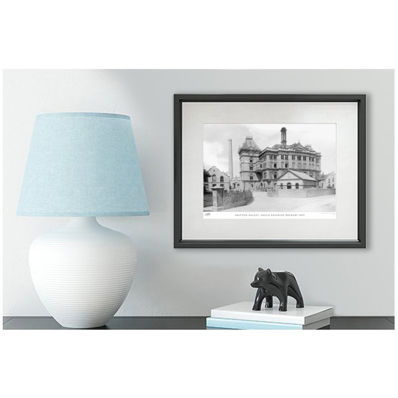 Shepton Mallet, Anglo Bavarian Brewery 1899 - Single Picture Frame Print, 40cm H x 50cm W x 2.3cm D