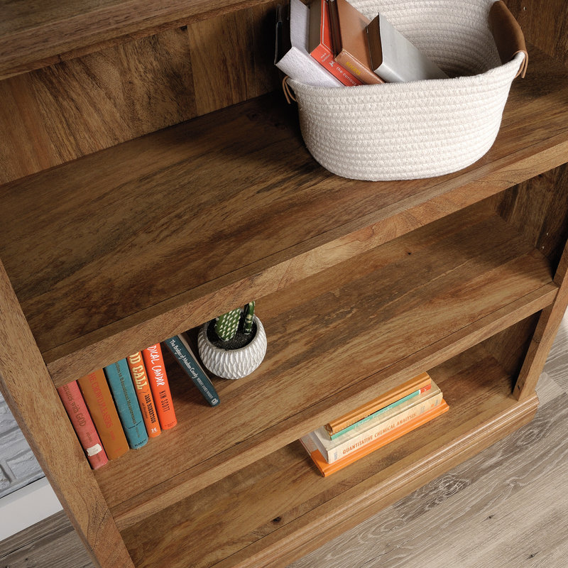 Hartman Bookcase, Sindoori Mango, (3 Shelves) 43.78" H x 35.28" W x 13.23" D