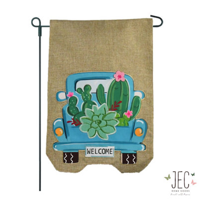 Double Sided 18'' H x 12.5'' W Polyester Garden Flag