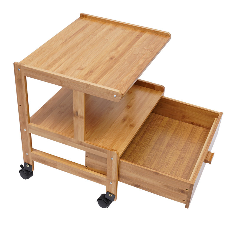 19.68'' H x 18.11'' W Printer Stand with Wheels
