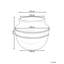 Plant Pot ASKIO 56 cm Beige
