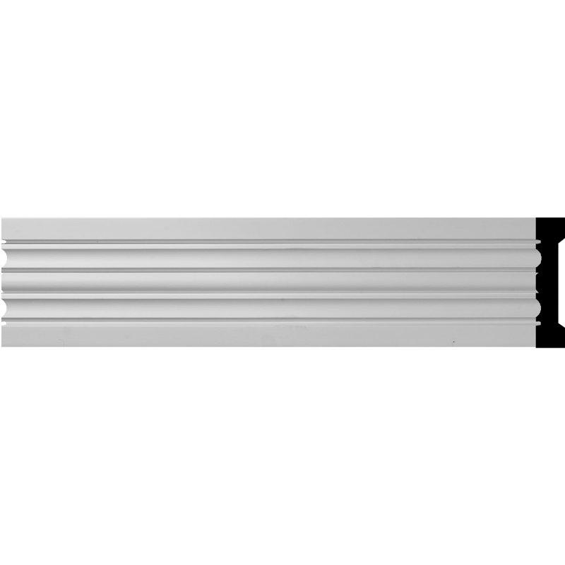 5 1/2"H x 3/4"P x 94 1/2"L Legacy Fluted Panel Moulding