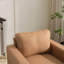 Fauteuil d'appoint pivotant moderne avec rangement de 33,5 po de largeur-1987481172