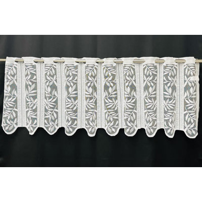 Floral Tailored Window Valance