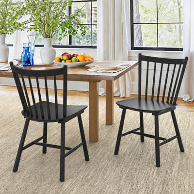 Chaises d'appoint et chaises de salle à manger Windsor en bois massif