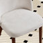 Set of 4 Upholstered Dining Chairs, Soft Fabric Seat with Solid Wood Legs, Modern Kitchen Chairs
