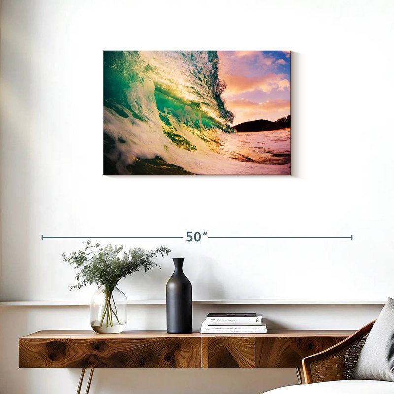 Gillard Retro Sunset Wave, 20" H x 30" W