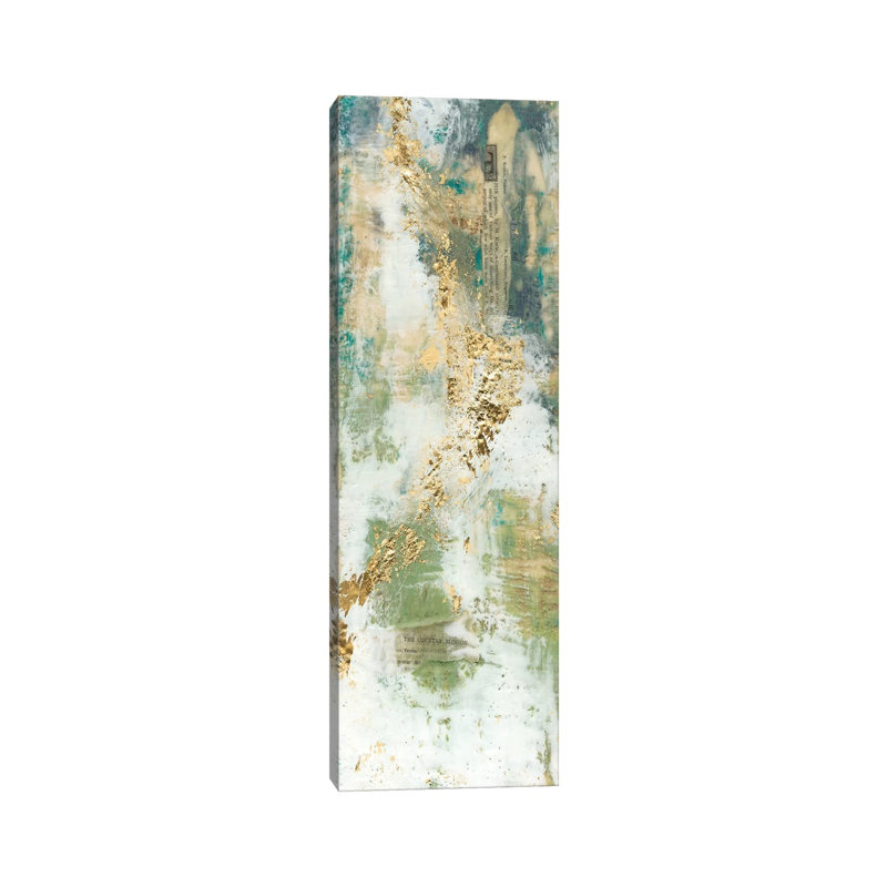Aural Flow I by Jennifer Goldberger - Wrapped Canvas Panoramic Print, 30.48 cm H x 91.44 cm W x 1.91 cm D