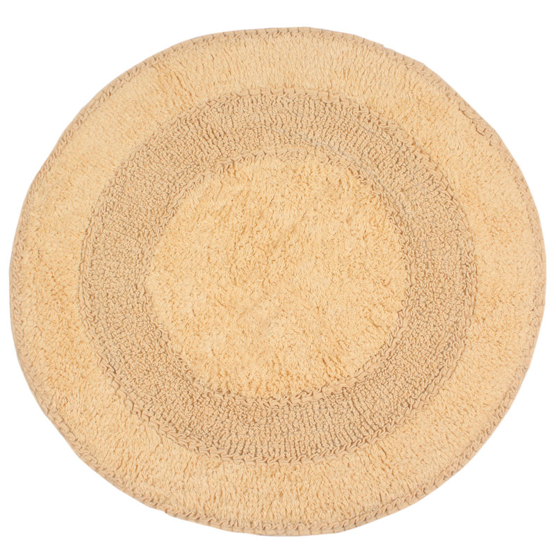 Tapis pour salle de bain Gadbois, Beurre