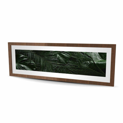 Tropical Jungle - Floral Botanical Green Framed Print Decor