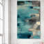 "Downtown Blue Rain I (Vertical)" par Lanie Loreth, reproduction sur toile