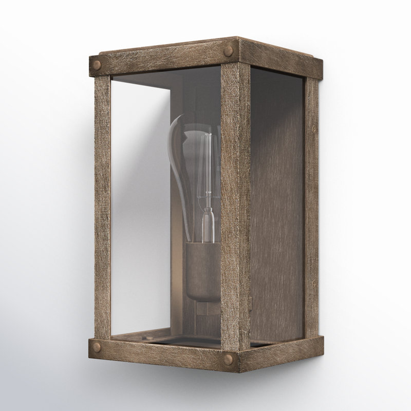 Aluminum Wall Light, Burnished Bronze