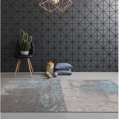 Tapis bleu clair