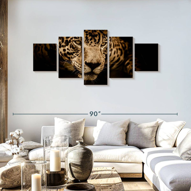Jaguar Portrait, 30" H x 68" W