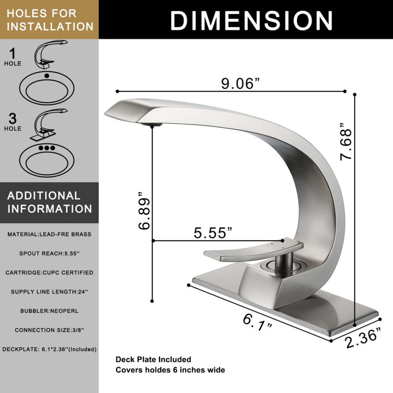 Single-handle Bathroom Faucet