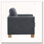 Fauteuil rembourré en tissu-1369629881