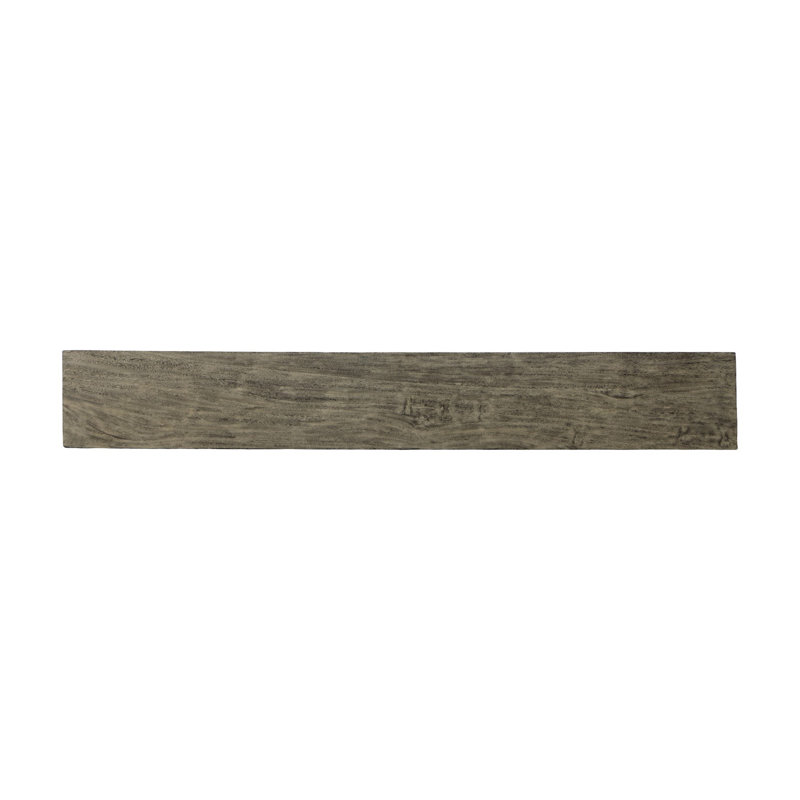 Origins Straight Edge Bench, Gray Stone, 17" H x 72" W x 14" D