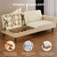 3-Seater Sofa Bed With Adjustable Backrest-221608347