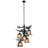 Bertka 5 - Light Dimmable Tiered Chandelier