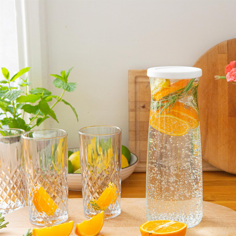 LAV - Vera Glass Carafes - 1.2L - White Lid