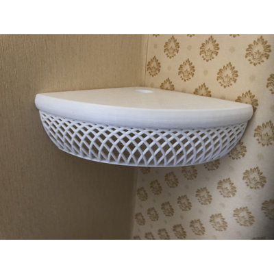Gilbertville Triangle Plastic / Acrylic Corner Shelf