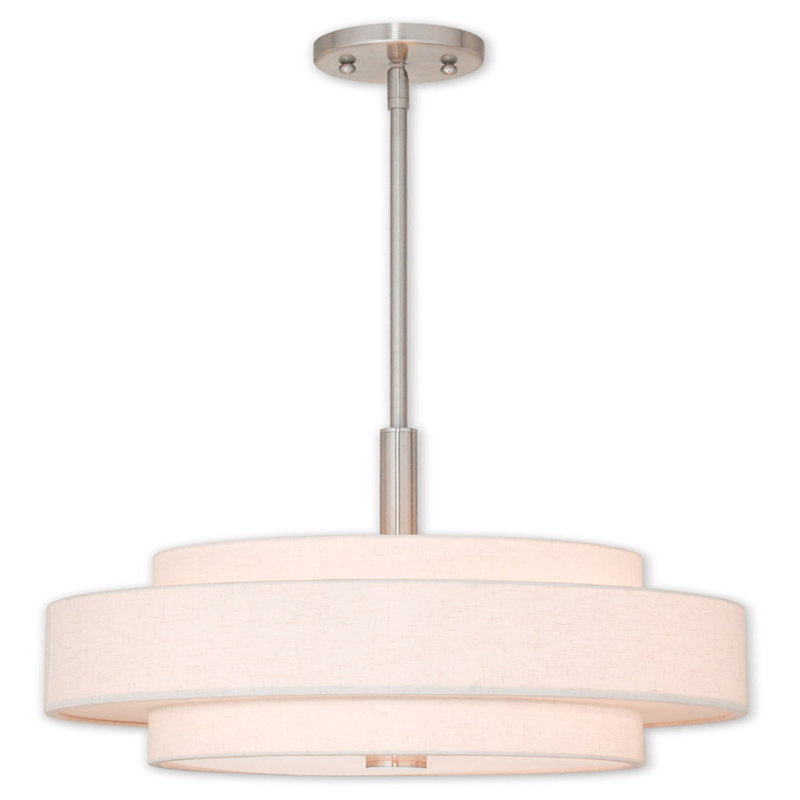 Luminaire suspendu tambour 4 lumières Gueye