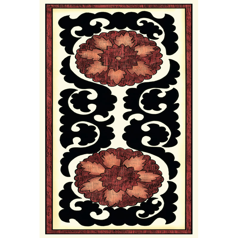 Suzani Panel III by Chariklia Zarris - Wrapped Canvas Print, 30cm H x 46cm W x 3.8cm D