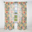Motif botanique à feuillage aquarelle - Rideau floral - Rideau floral obscurcissant - 1 panneau-107561538