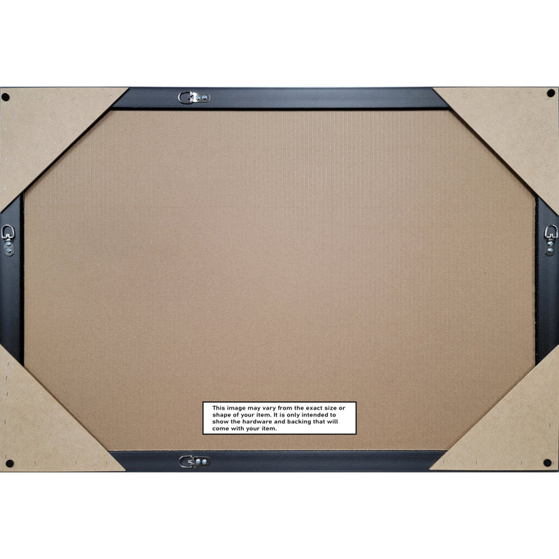 Miroir mural Tavalas, Rectangle, 27,5 po x 48,5 po