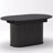 55.11"-70.86" Extendable Dining Table, With Striped Legs For Living Room & Kitchen(Black)-1330347326