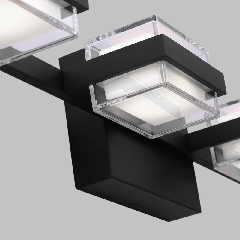 Kamden 4 - Light LED Vanity Light, Nightshade Black