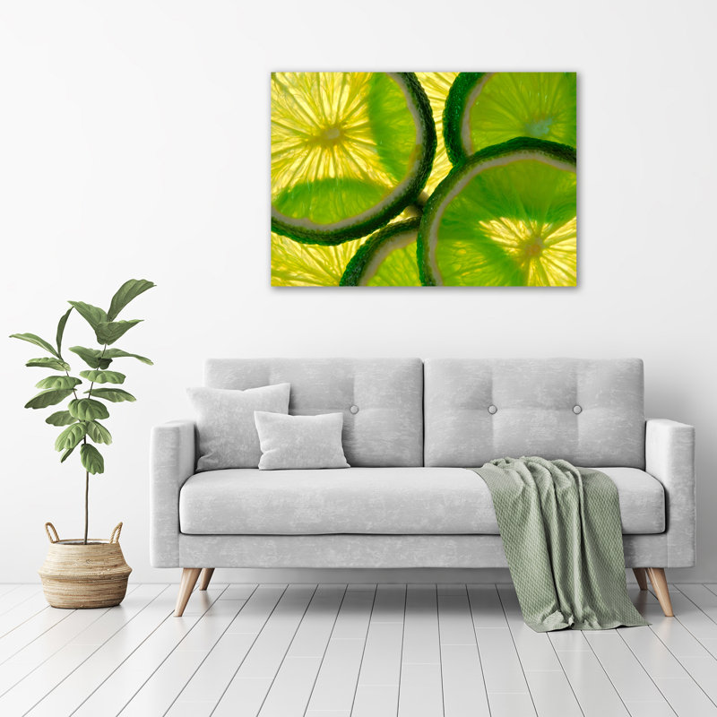 Lime - Wrapped Canvas Print