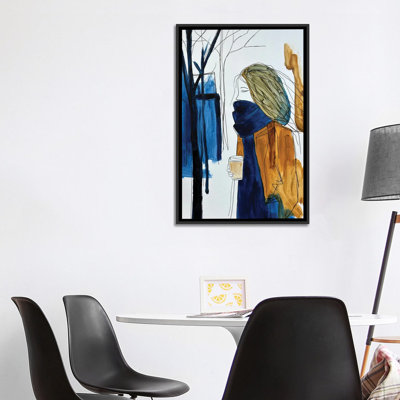 «My Morning Coffee», reproduction d'art sur toile encadrée