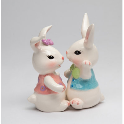 Ensemble salière et poivrière Dancing Christmas Bunny